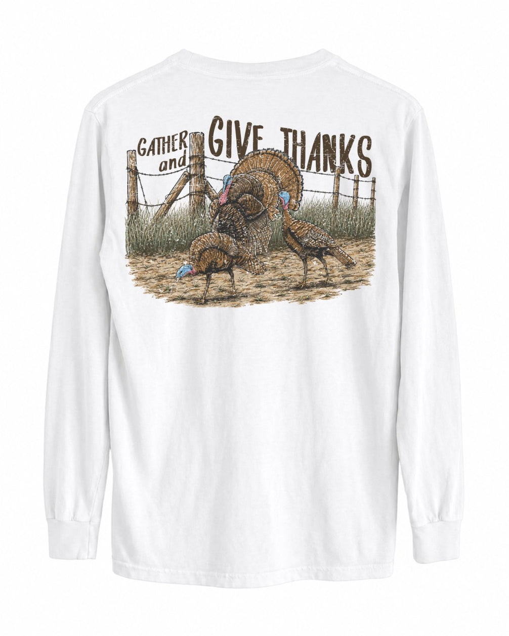 Gather And Give Thanks Long-sleeve