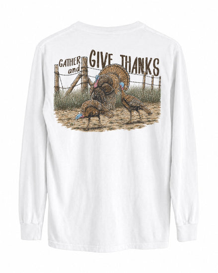 Gather And Give Thanks Long-sleeve