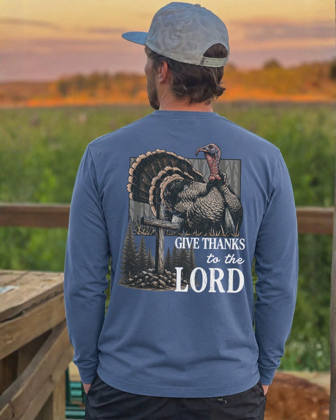 Give Thanks To The Lord Long-sleeve