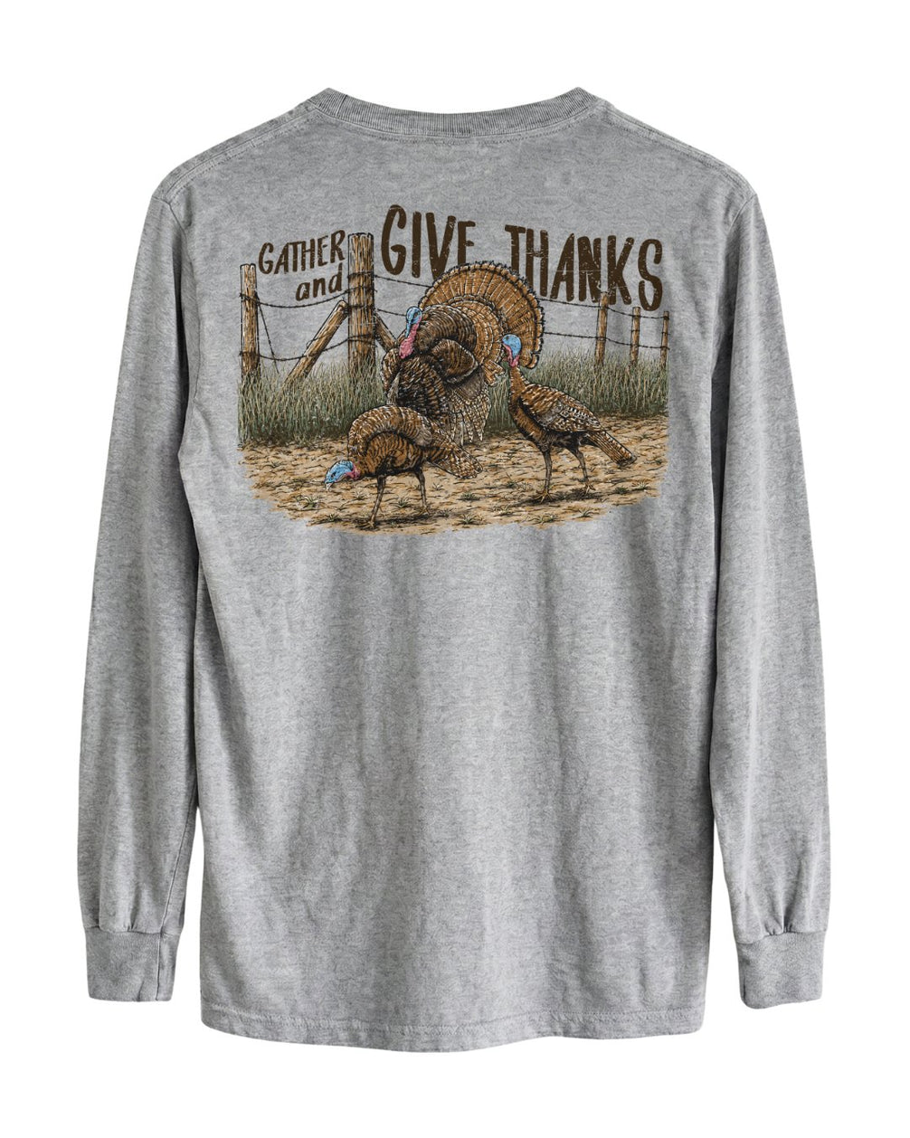 Gather And Give Thanks Long-sleeve