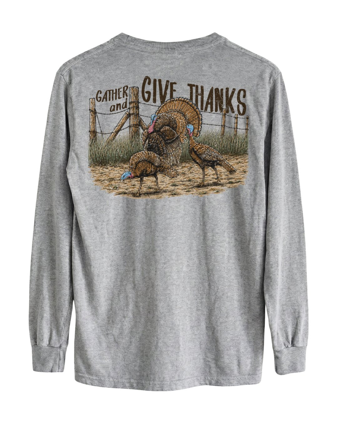 Gather And Give Thanks Long-sleeve