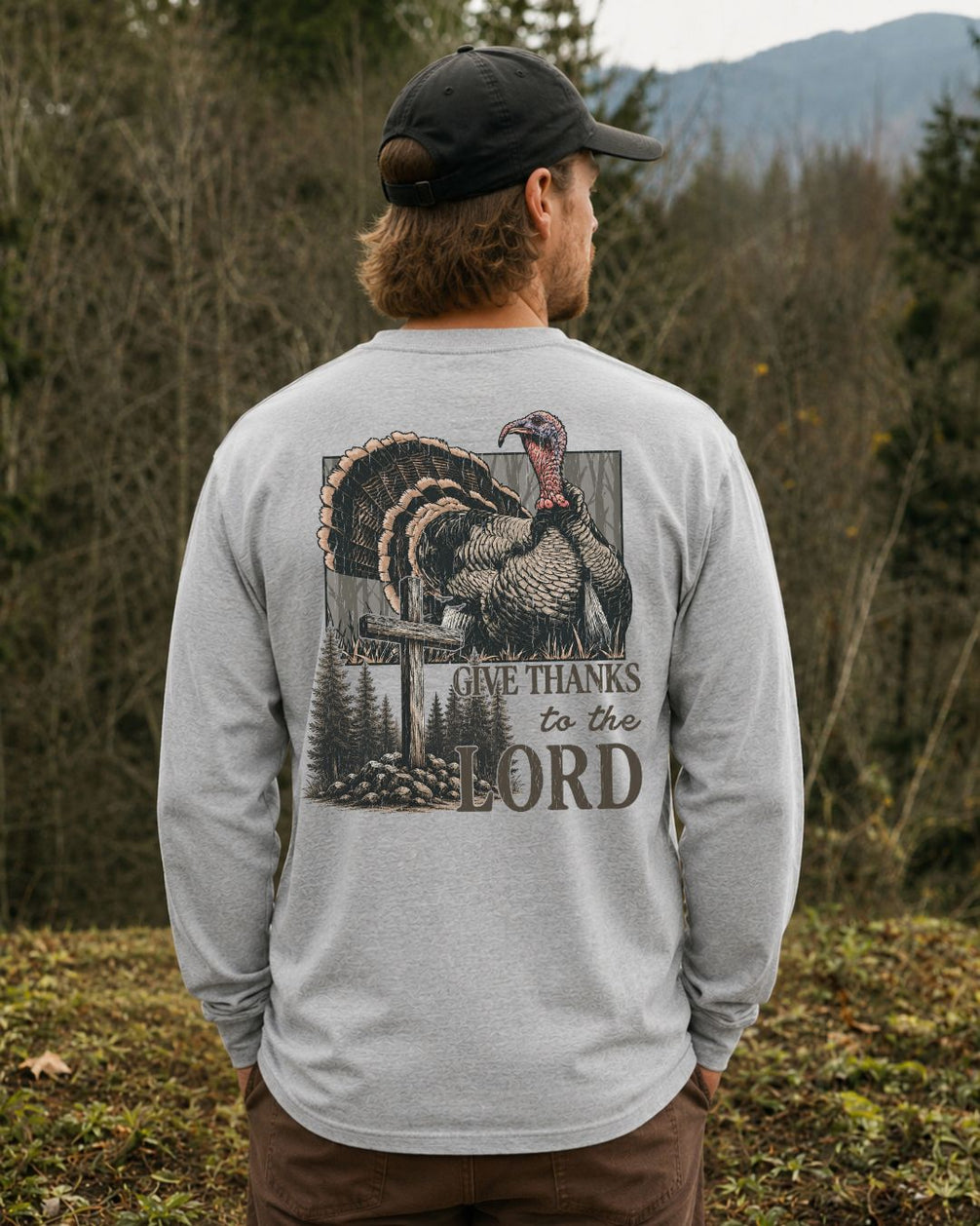 Give Thanks To The Lord Long-sleeve