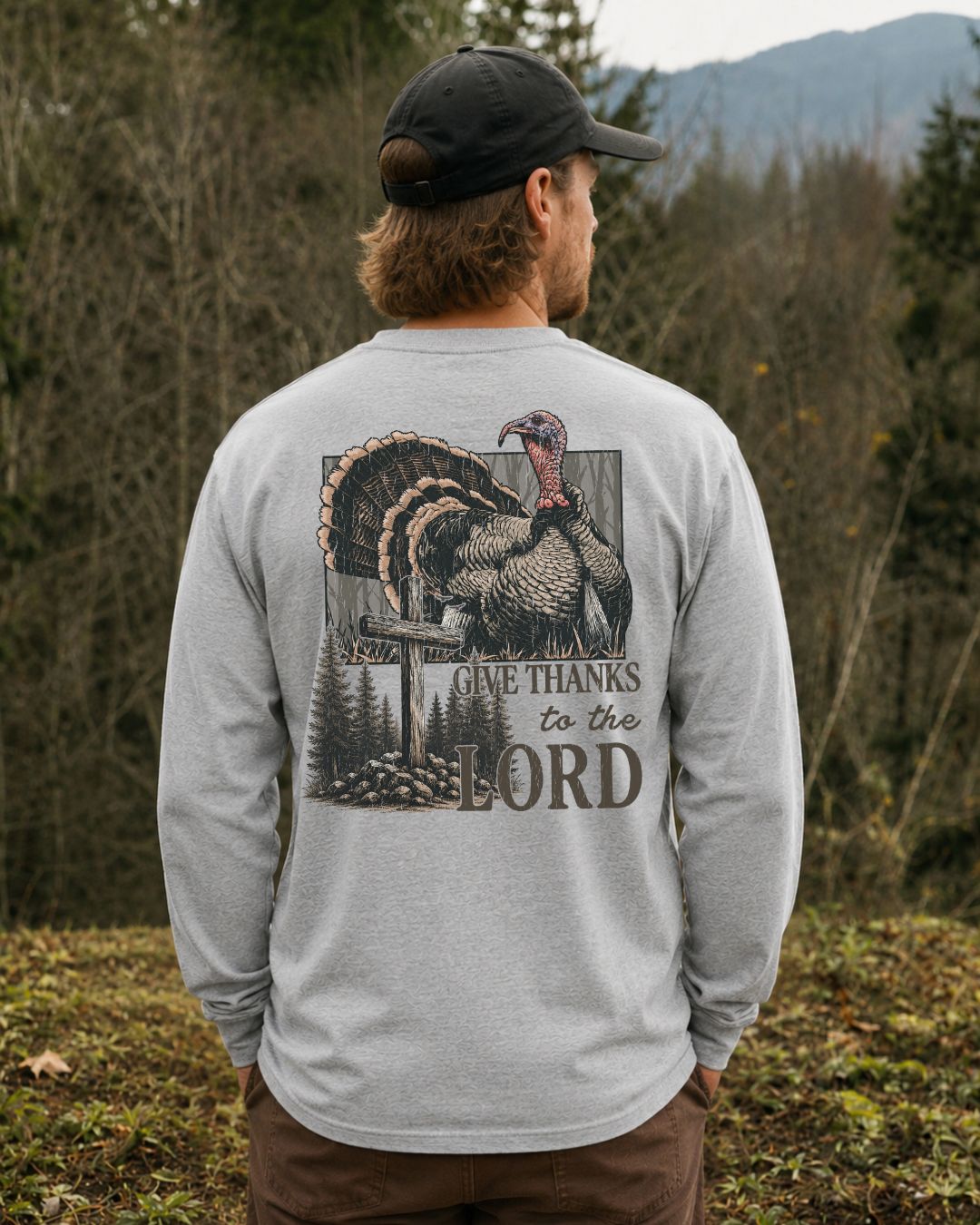 Give Thanks To The Lord Long-sleeve