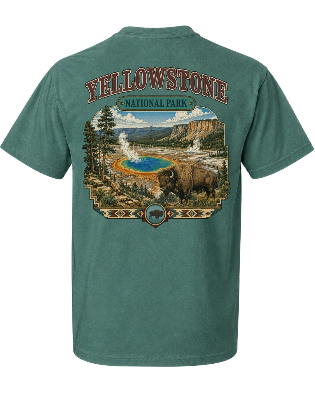 Yellowstone National Park POCKET Tee