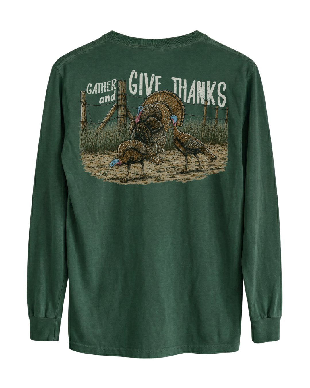 Gather And Give Thanks Long-sleeve