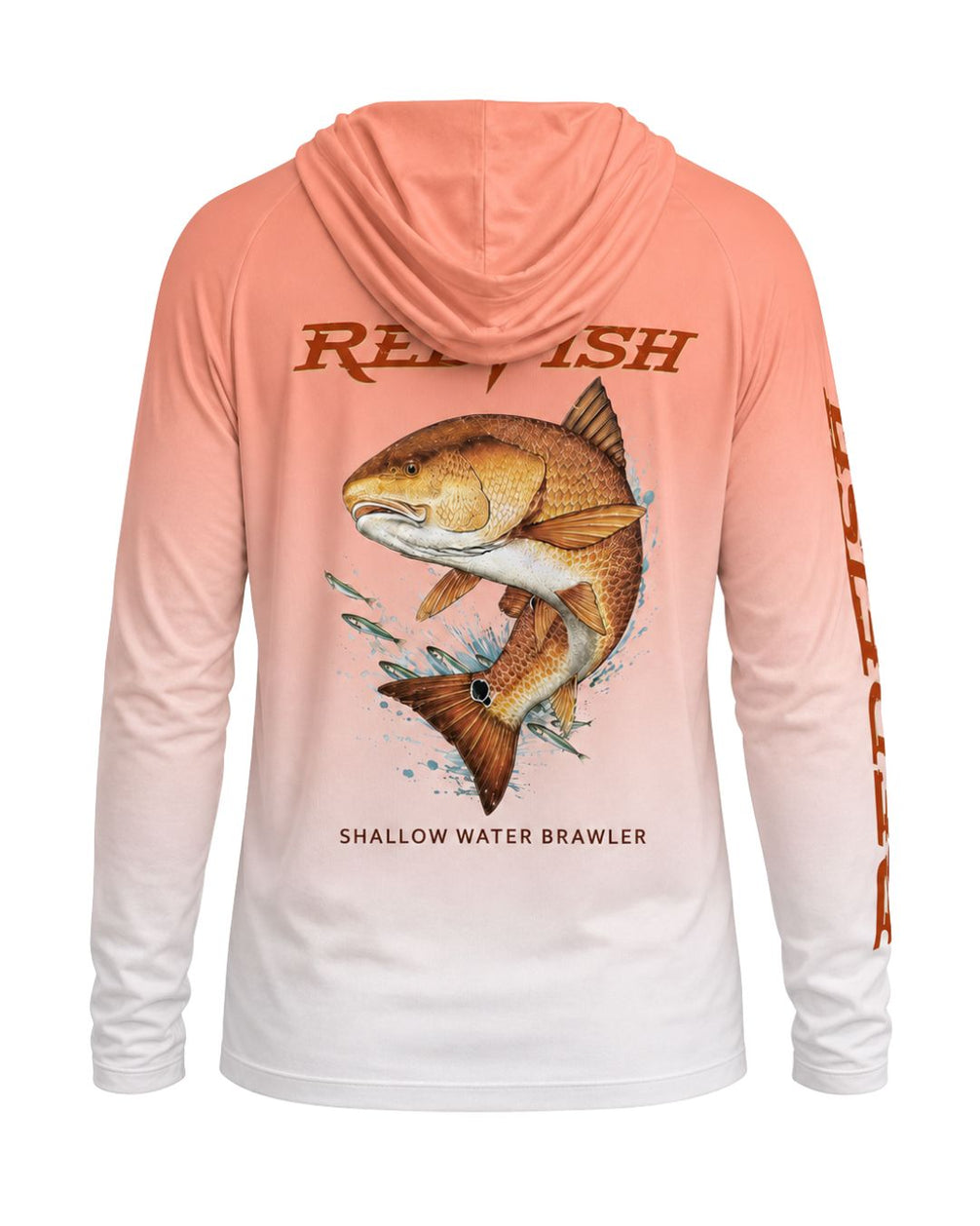 Shallow Water Brawler Redfish Sun Protection Hoodie