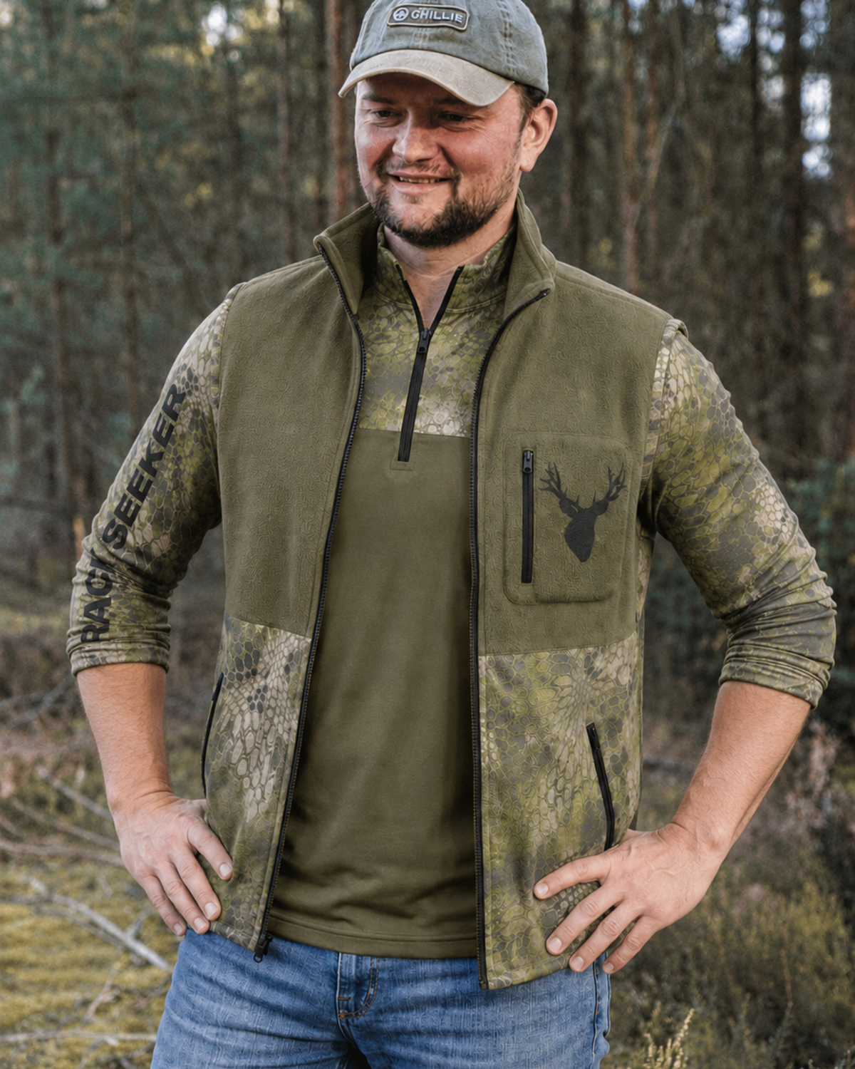 Combo lifestyle - Rack Seeker Camo Layering Series