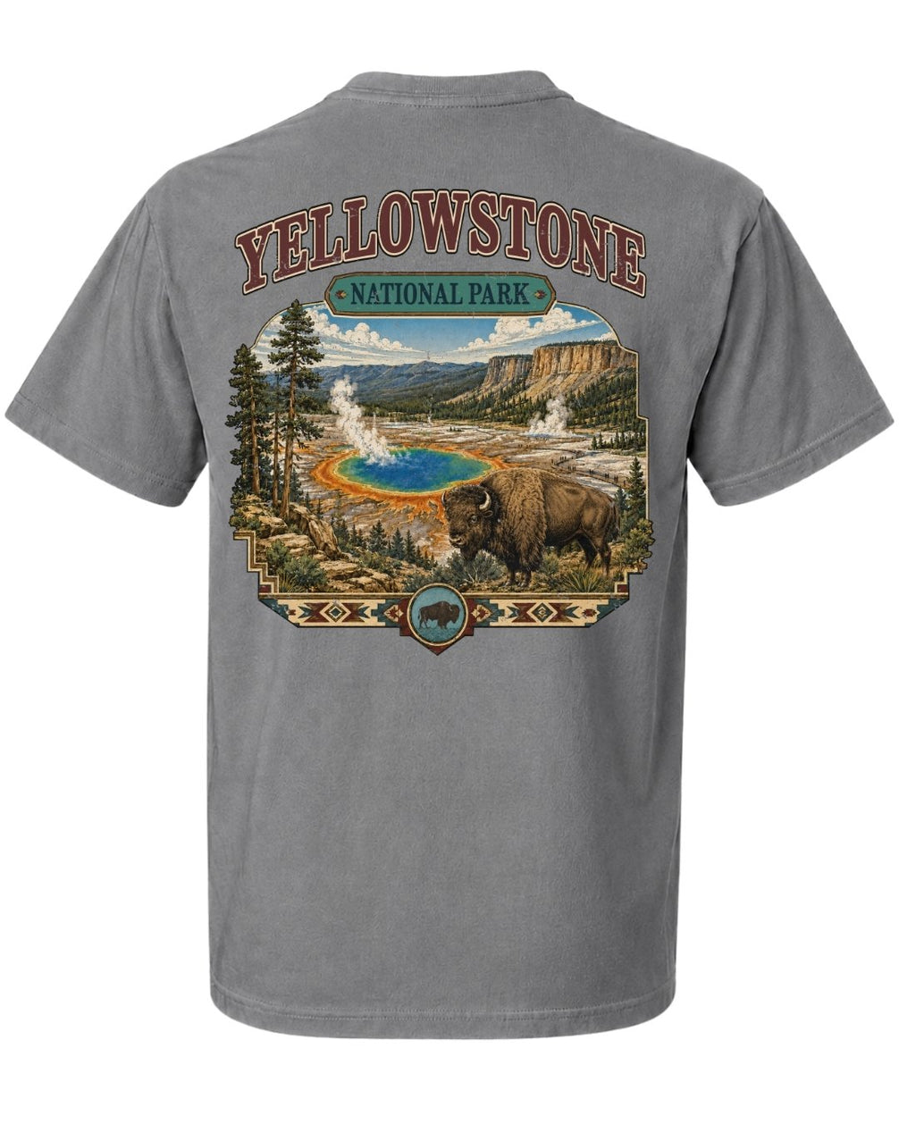 Yellowstone National Park POCKET Tee