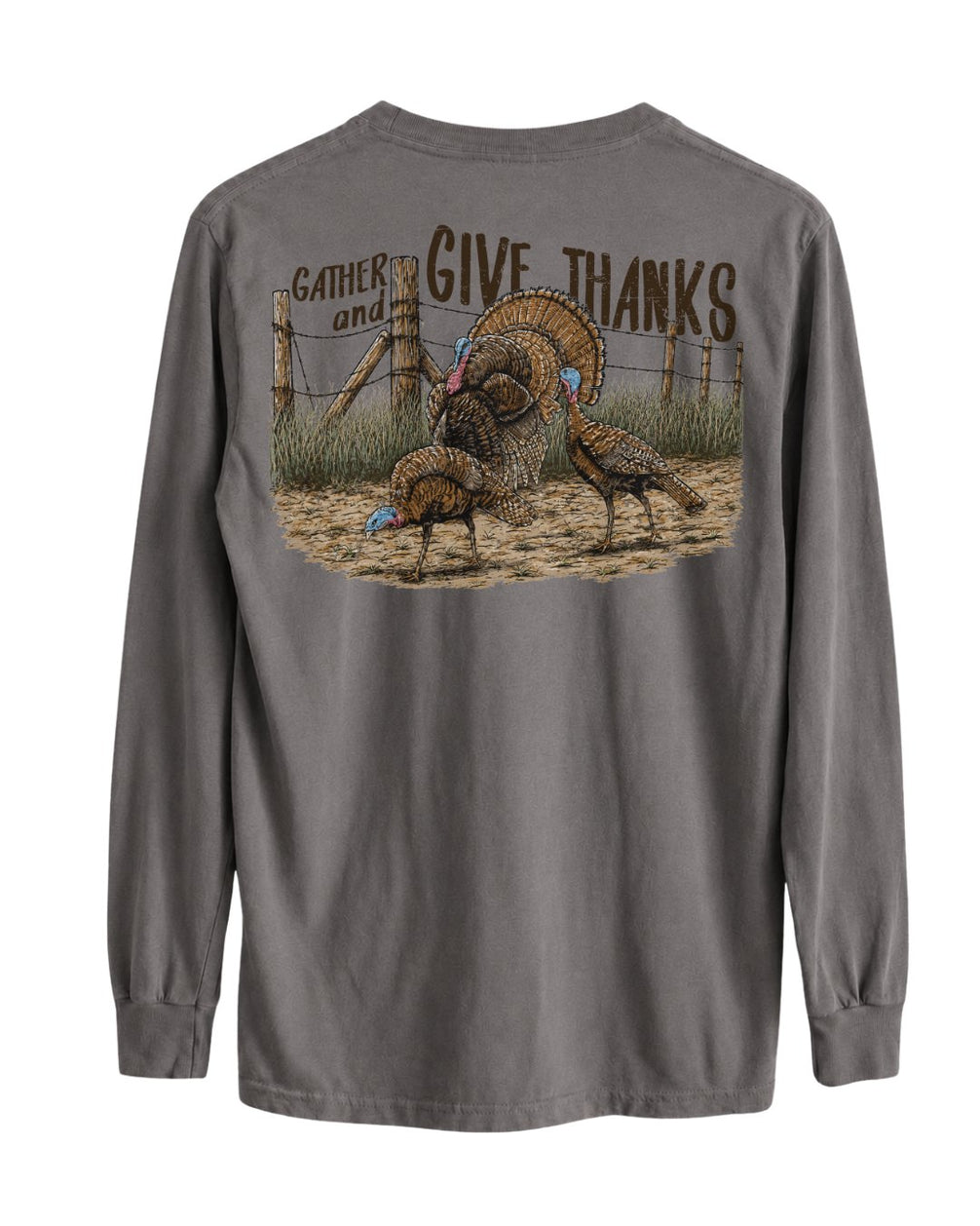 Gather And Give Thanks Long-sleeve