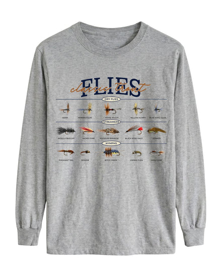 Classic Trout Flies Guide Long-sleeve