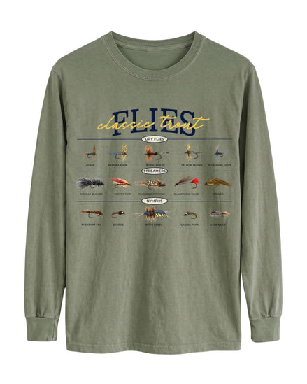 Classic Trout Flies Guide Long-sleeve