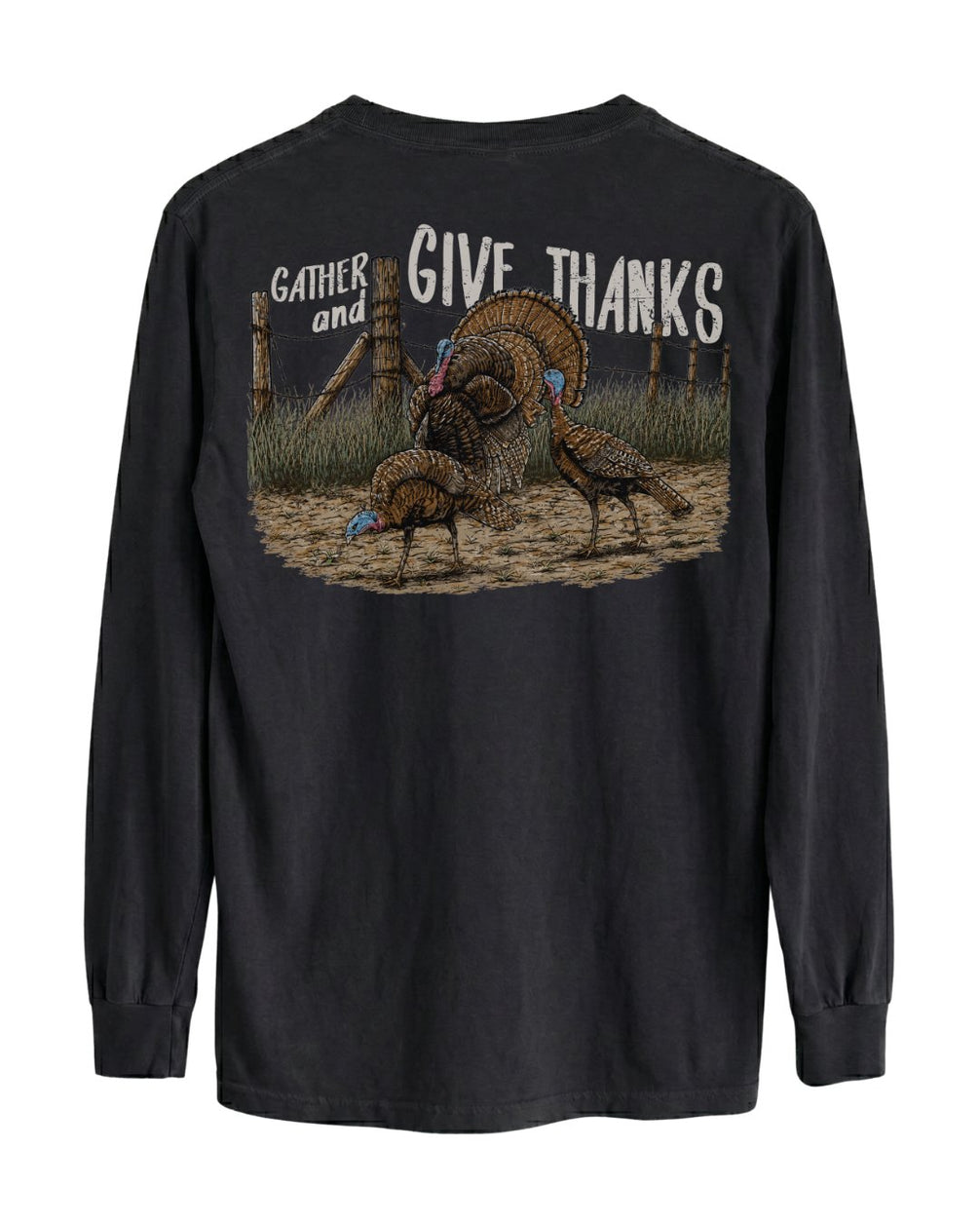 Gather And Give Thanks Long-sleeve