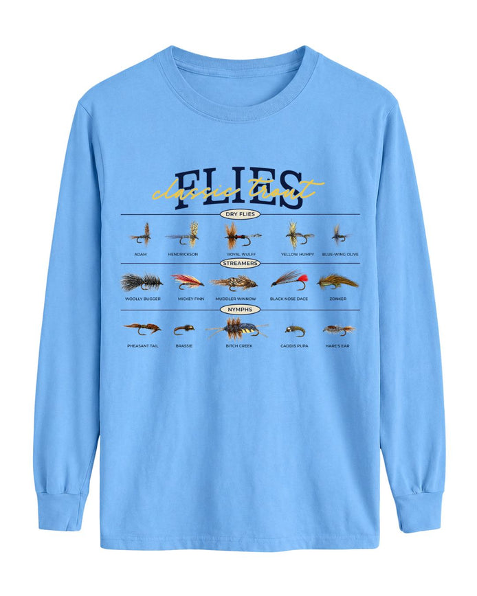 Classic Trout Flies Guide Long-sleeve