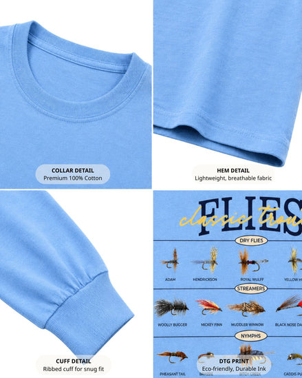 Classic Trout Flies Guide Long-sleeve