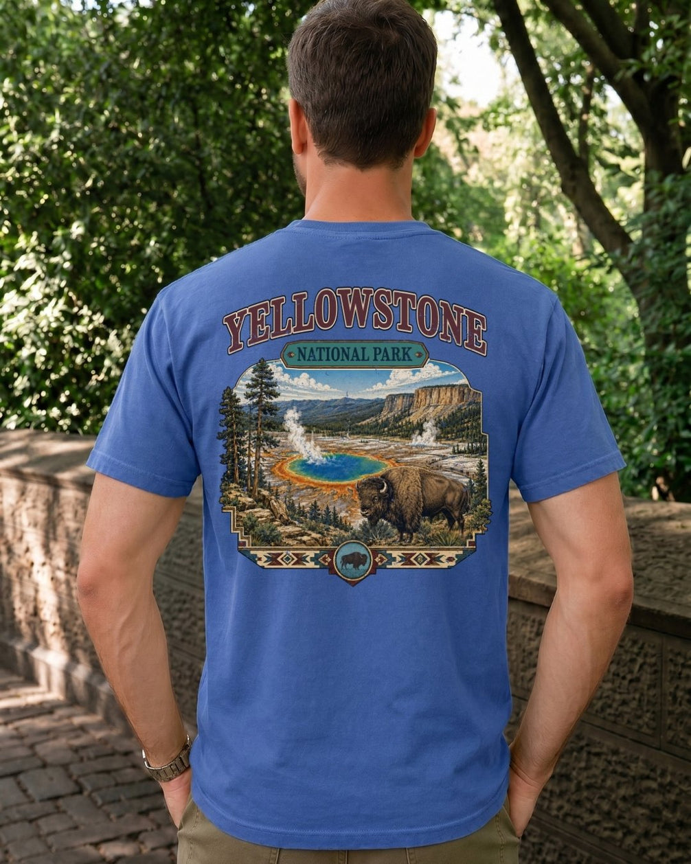 Yellowstone National Park POCKET Tee