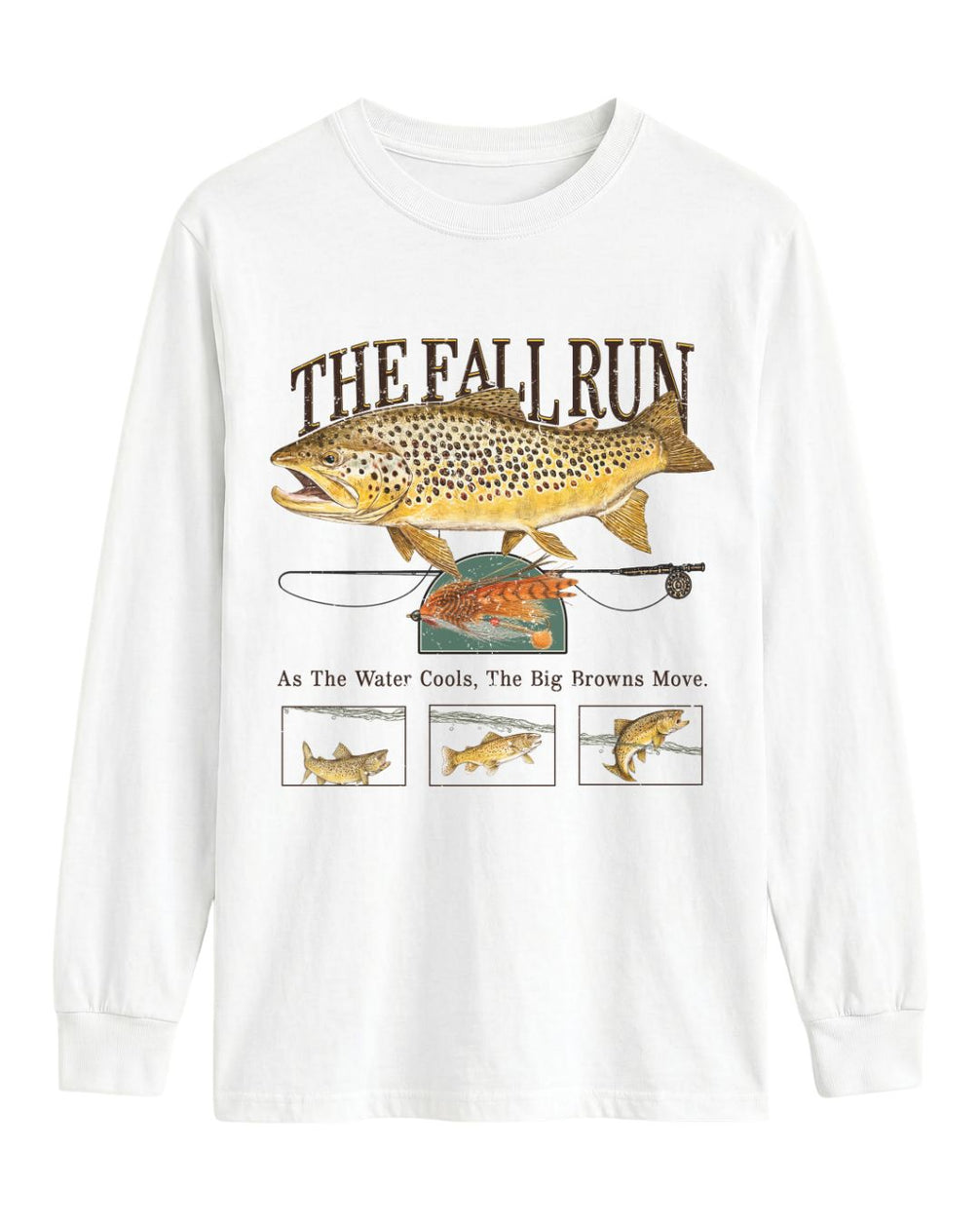 Fall Brown Trout Migration Long-sleeve