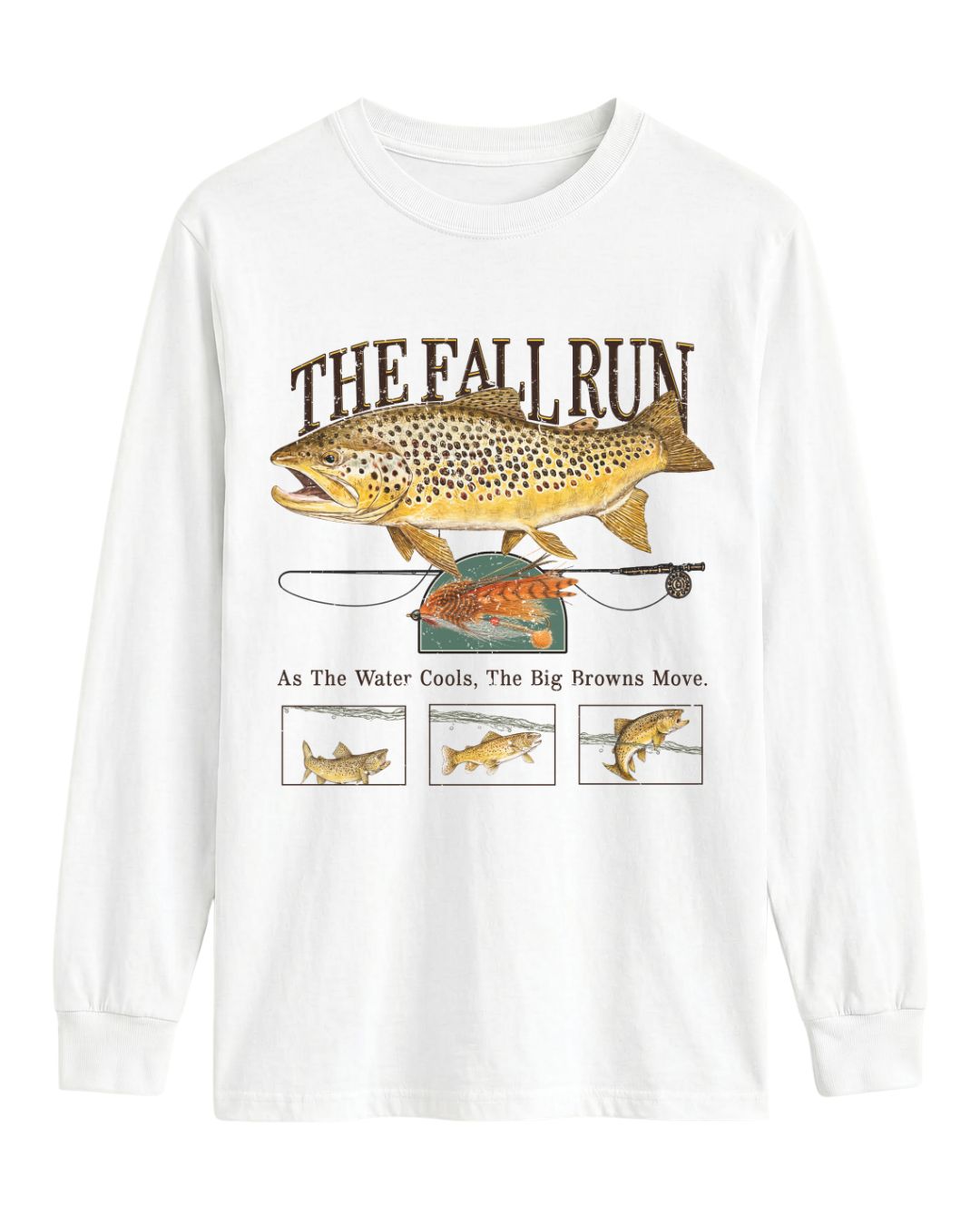 Fall Brown Trout Migration Long-sleeve