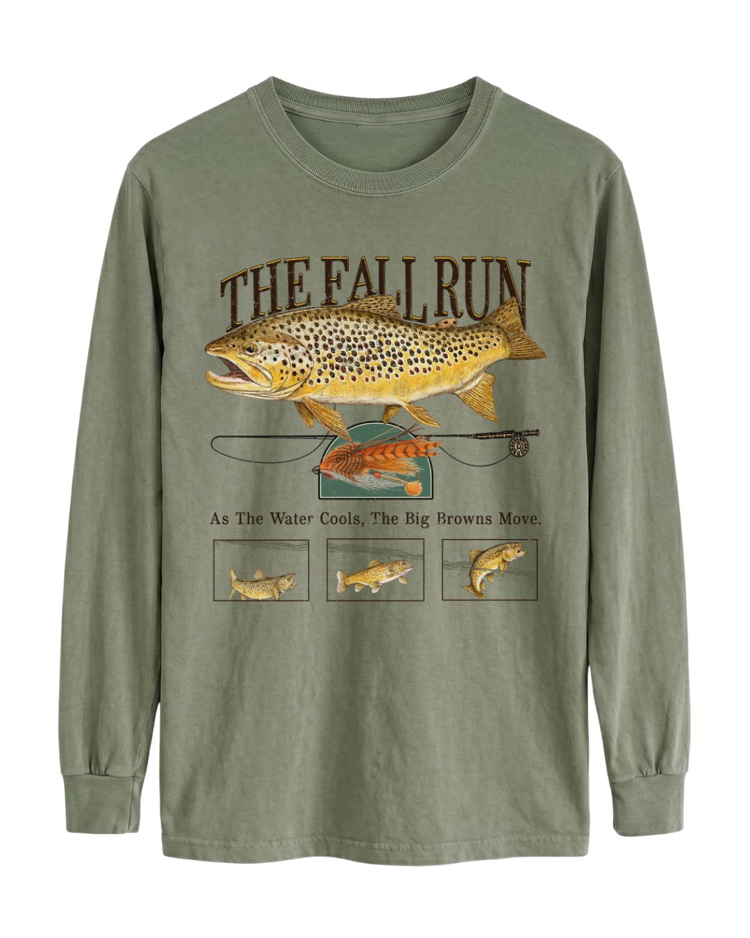 Fall Brown Trout Migration Long-sleeve