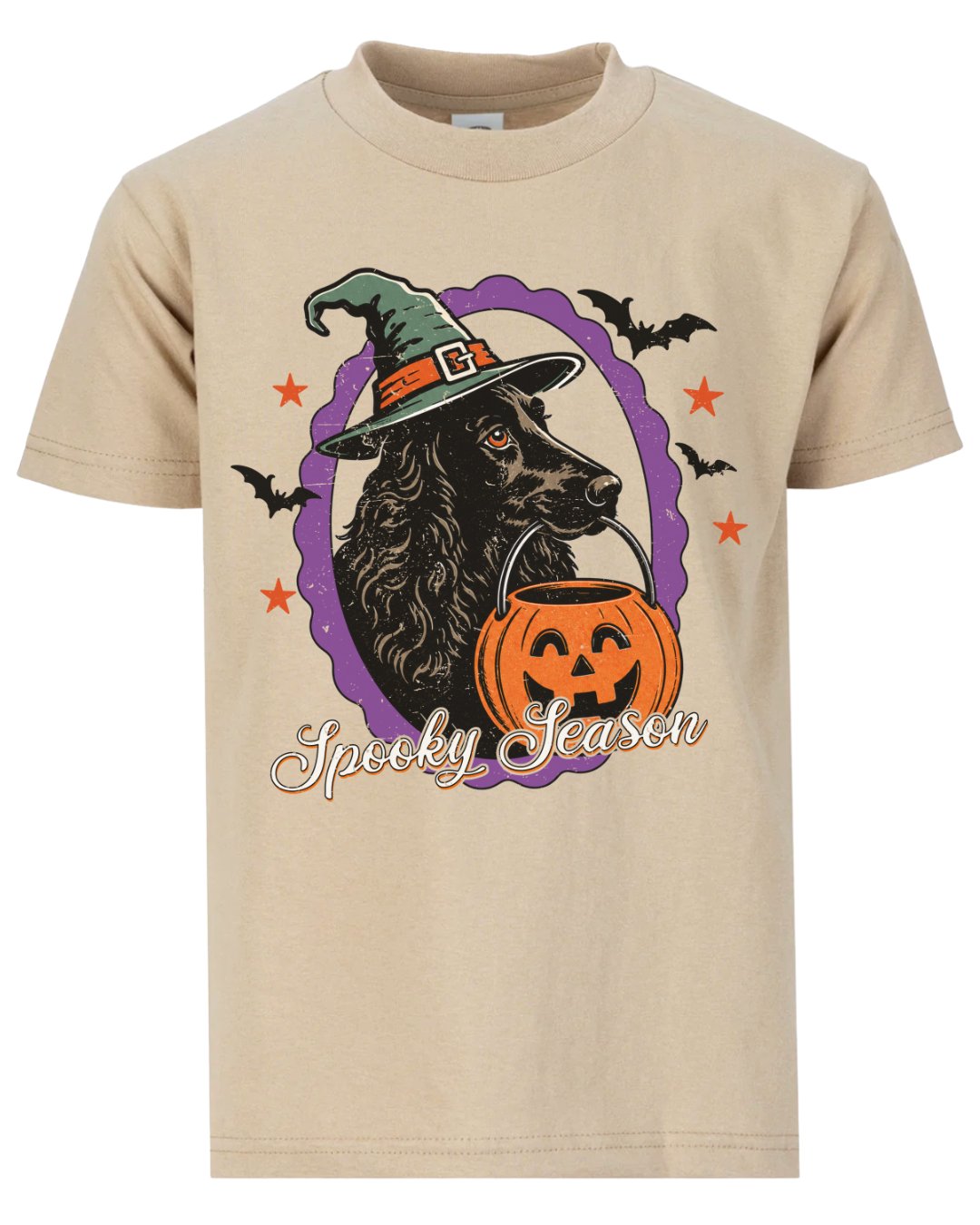 Spooky Season Witch Spaniel Dog Hunting T-shirt