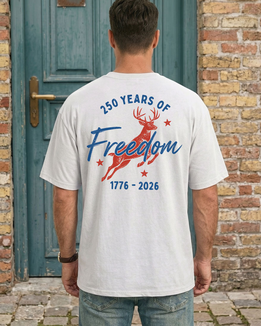 250 Years Of Freedom Deer T-shirt