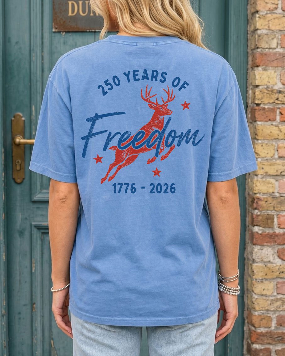 250 Years Of Freedom Deer T-shirt