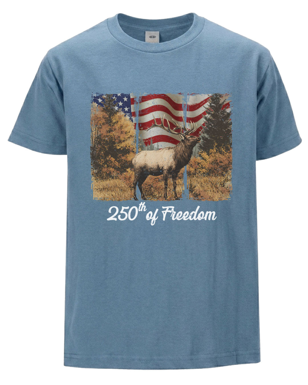 250 Years Of USA With Elk T-shirt