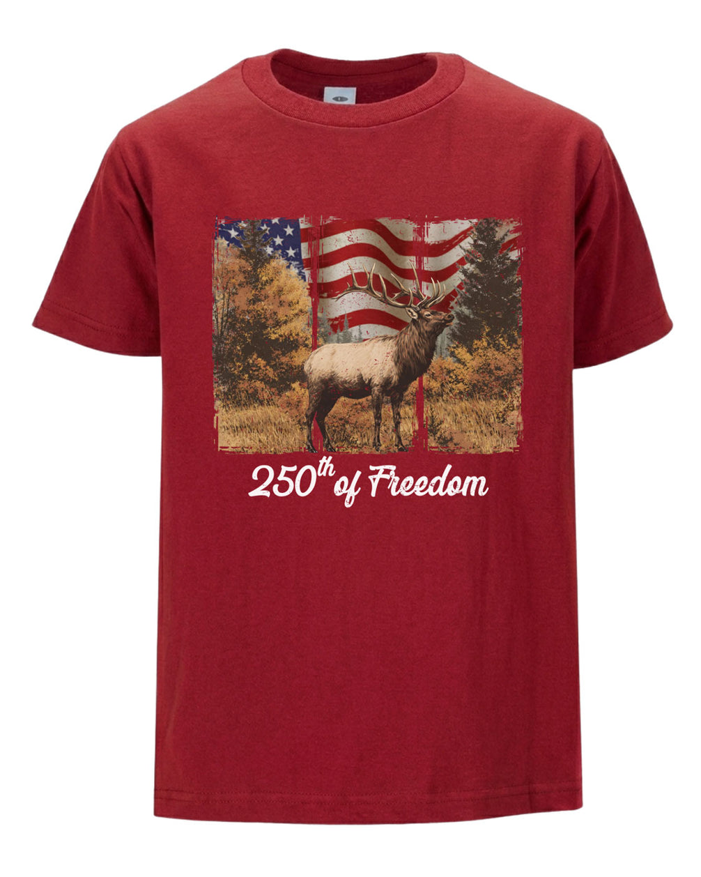 250 Years Of USA With Elk T-shirt