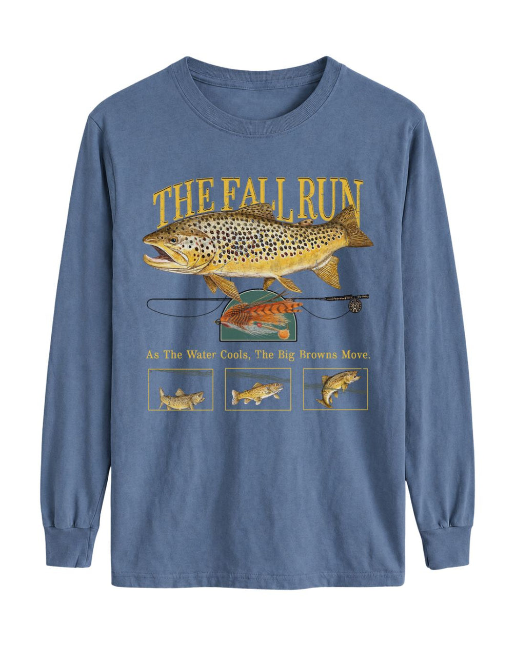 Fall Brown Trout Migration Long-sleeve