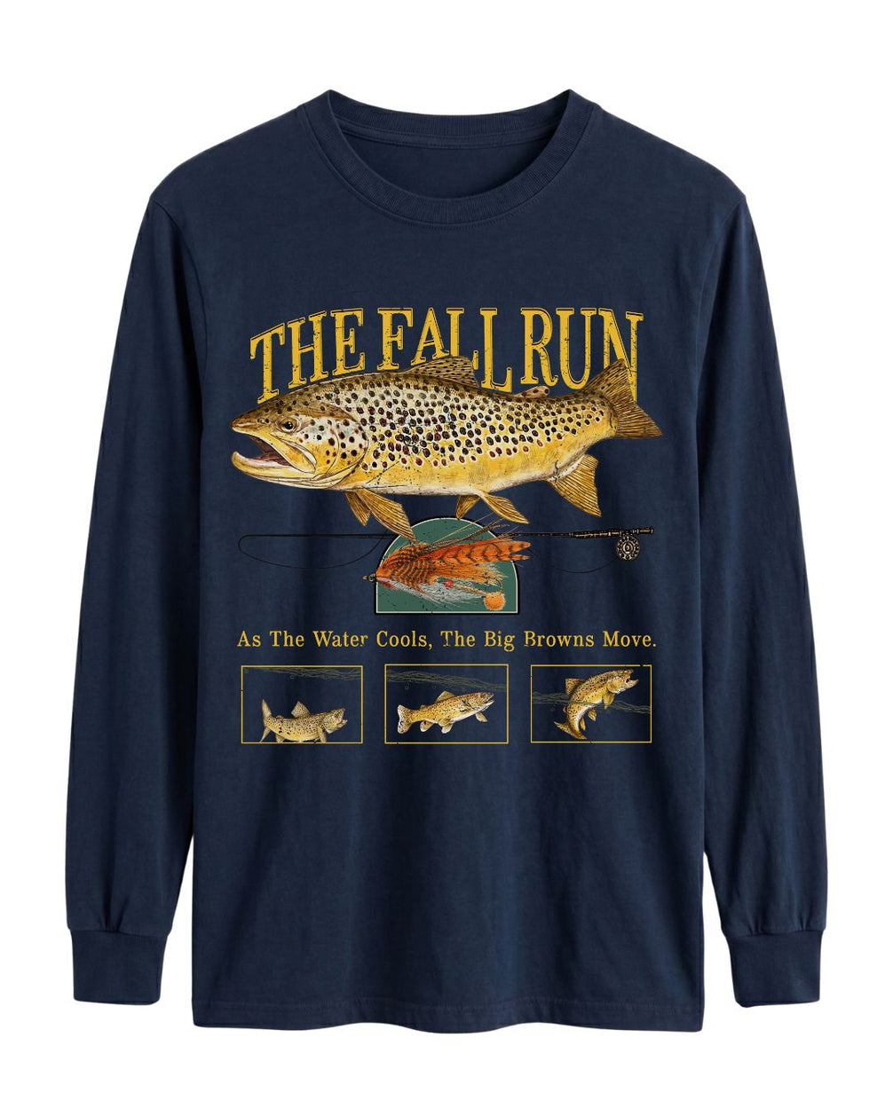 Fall Brown Trout Migration Long-sleeve