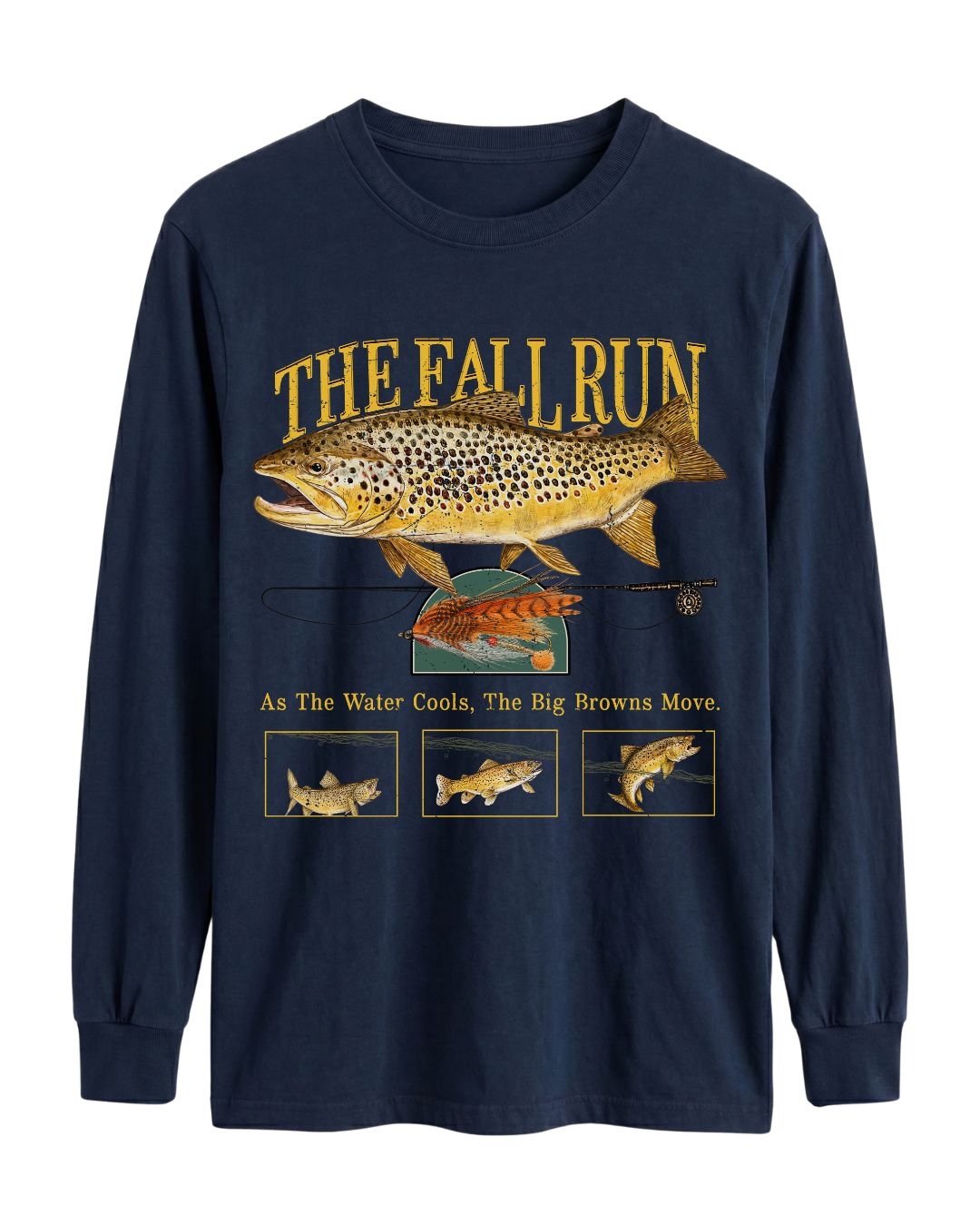 Fall Brown Trout Migration Long-sleeve