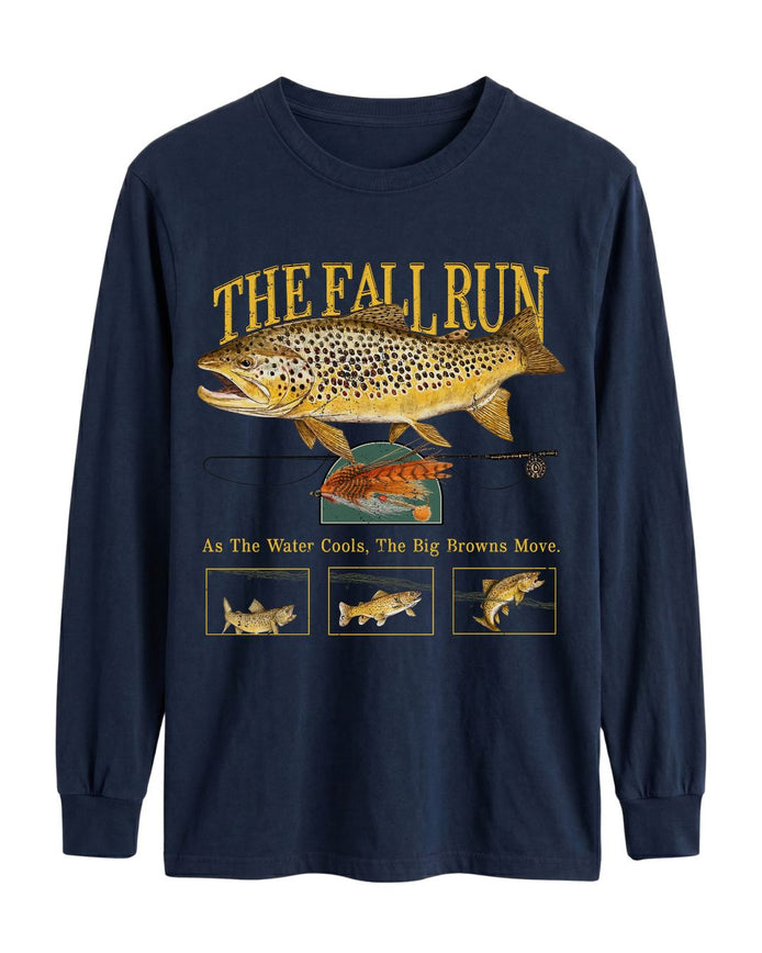Fall Brown Trout Migration Long-sleeve
