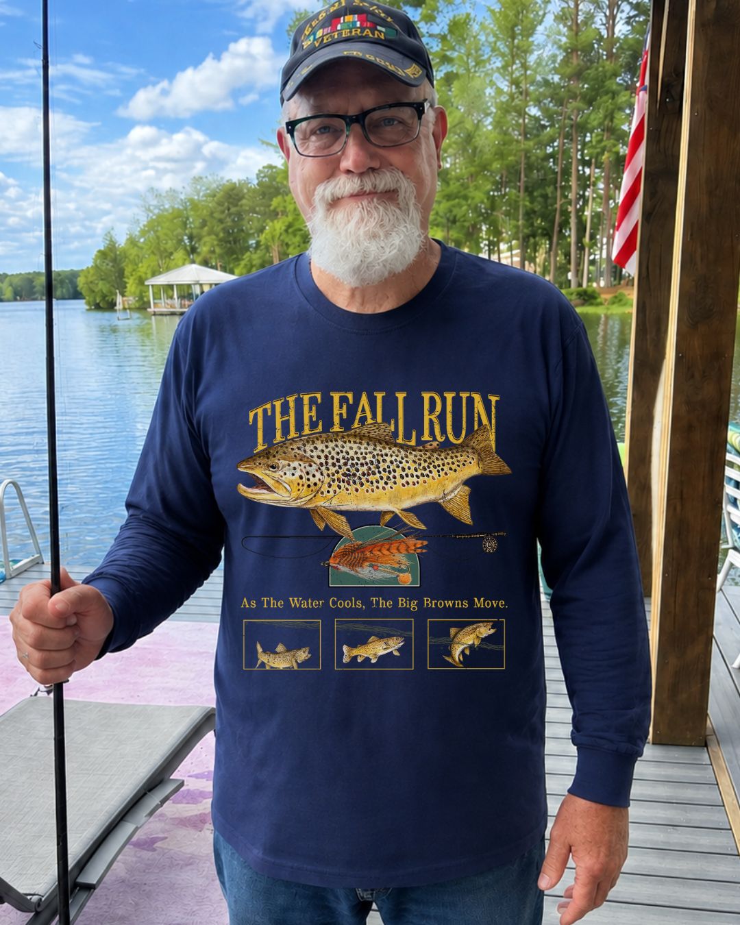 Fall Brown Trout Migration Long-sleeve