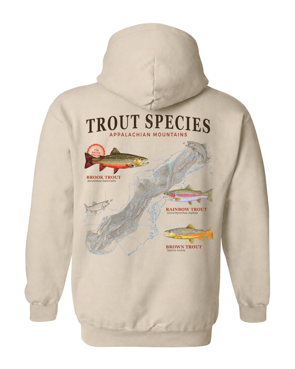 Trout Species Of The Appalachian Mountains HOODIE
