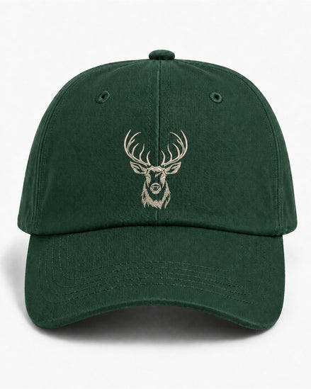 Antler Deer Embroidered Classic Hat