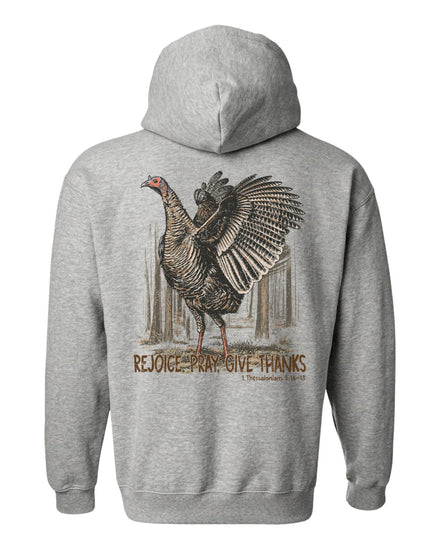 Rejoice, Pray, Give Thanks Hoodie