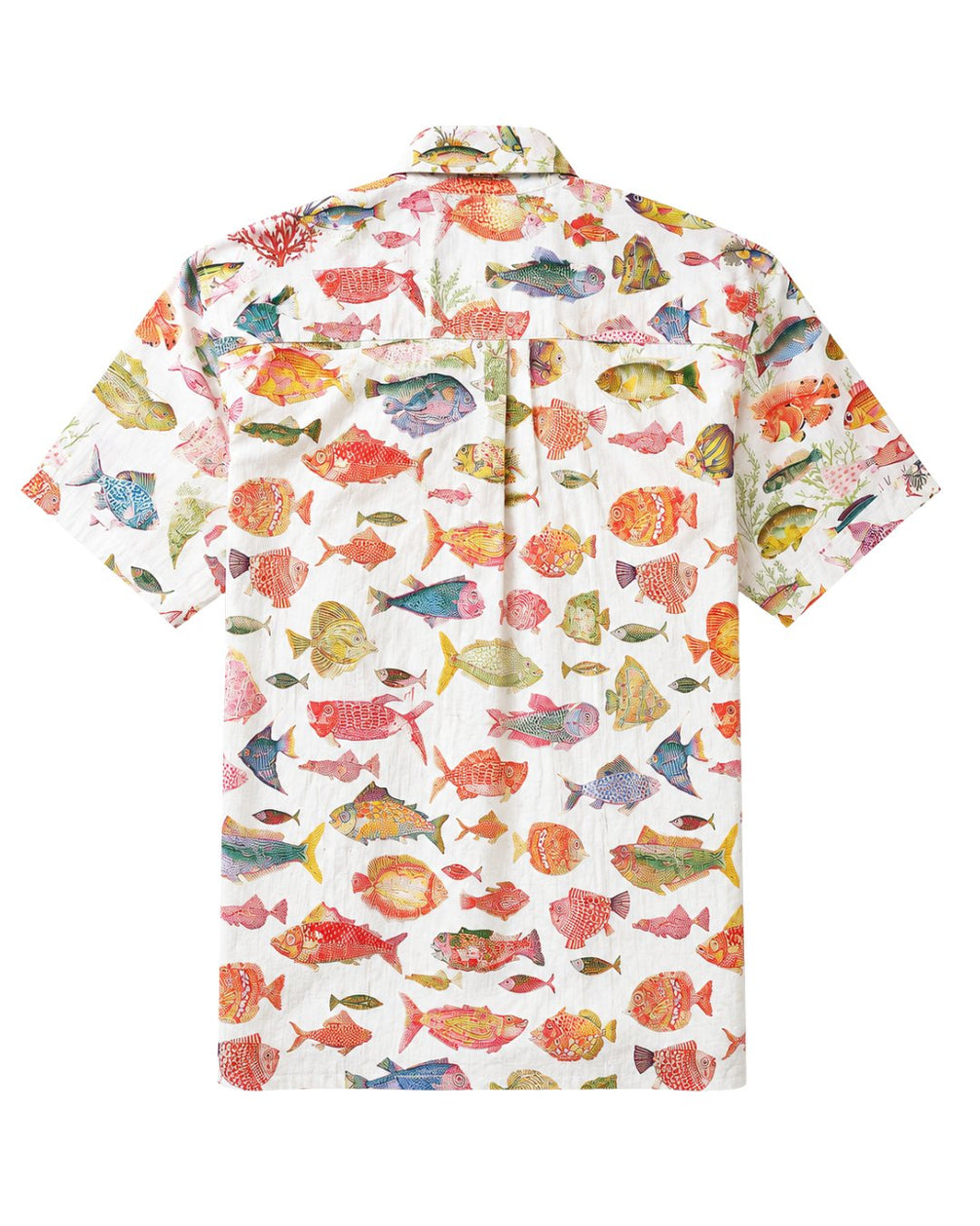 Vibrant Reef Fish Men's Breathable Shirt