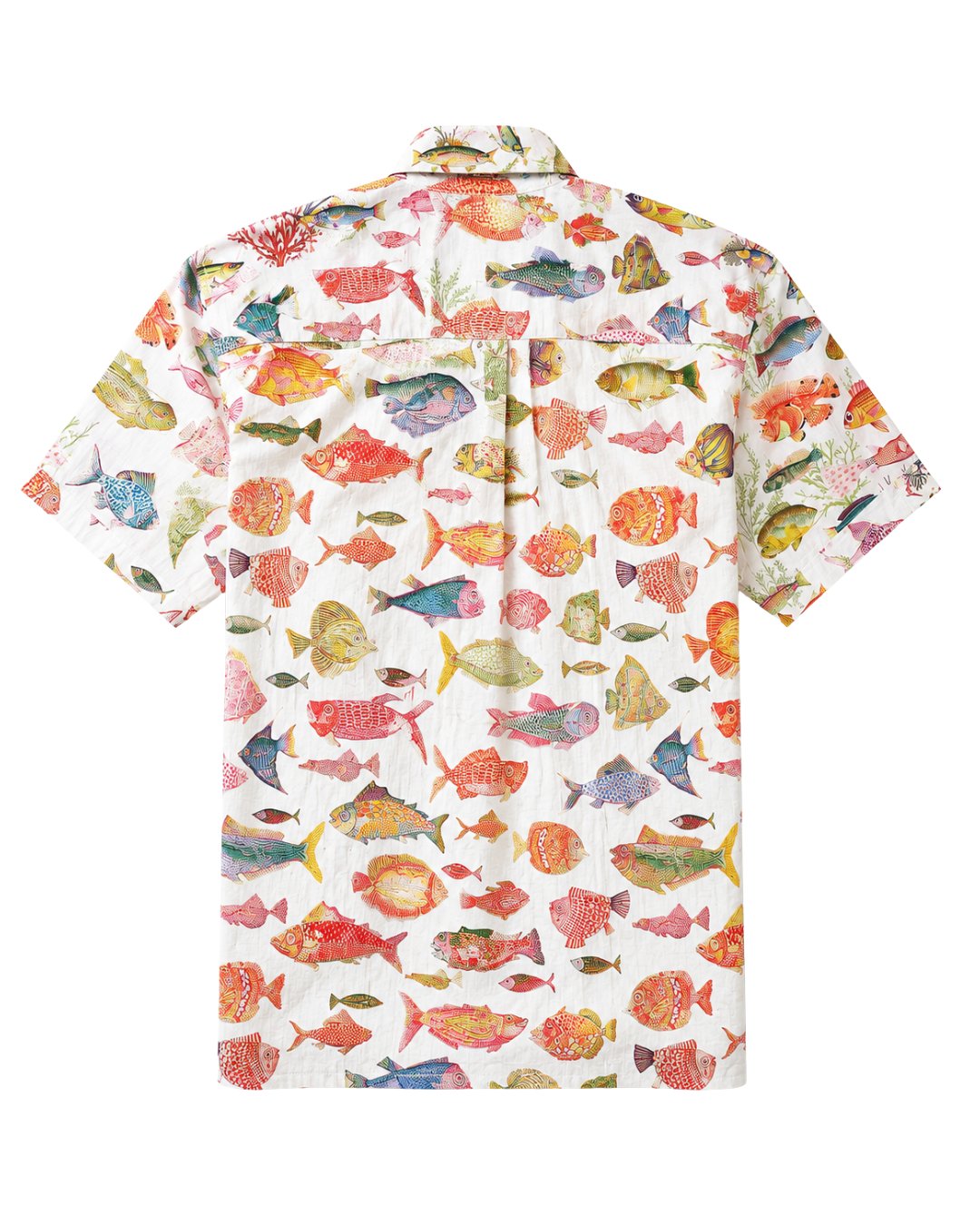 Vibrant Reef Fish Men's Breathable Shirt