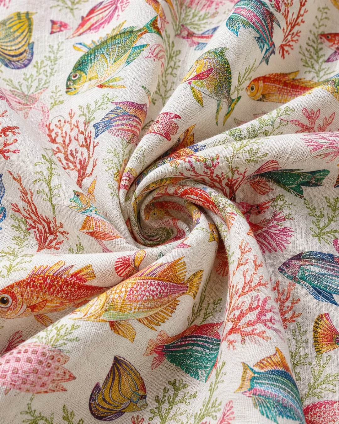 Vibrant Reef Fish Men's Breathable Shirt