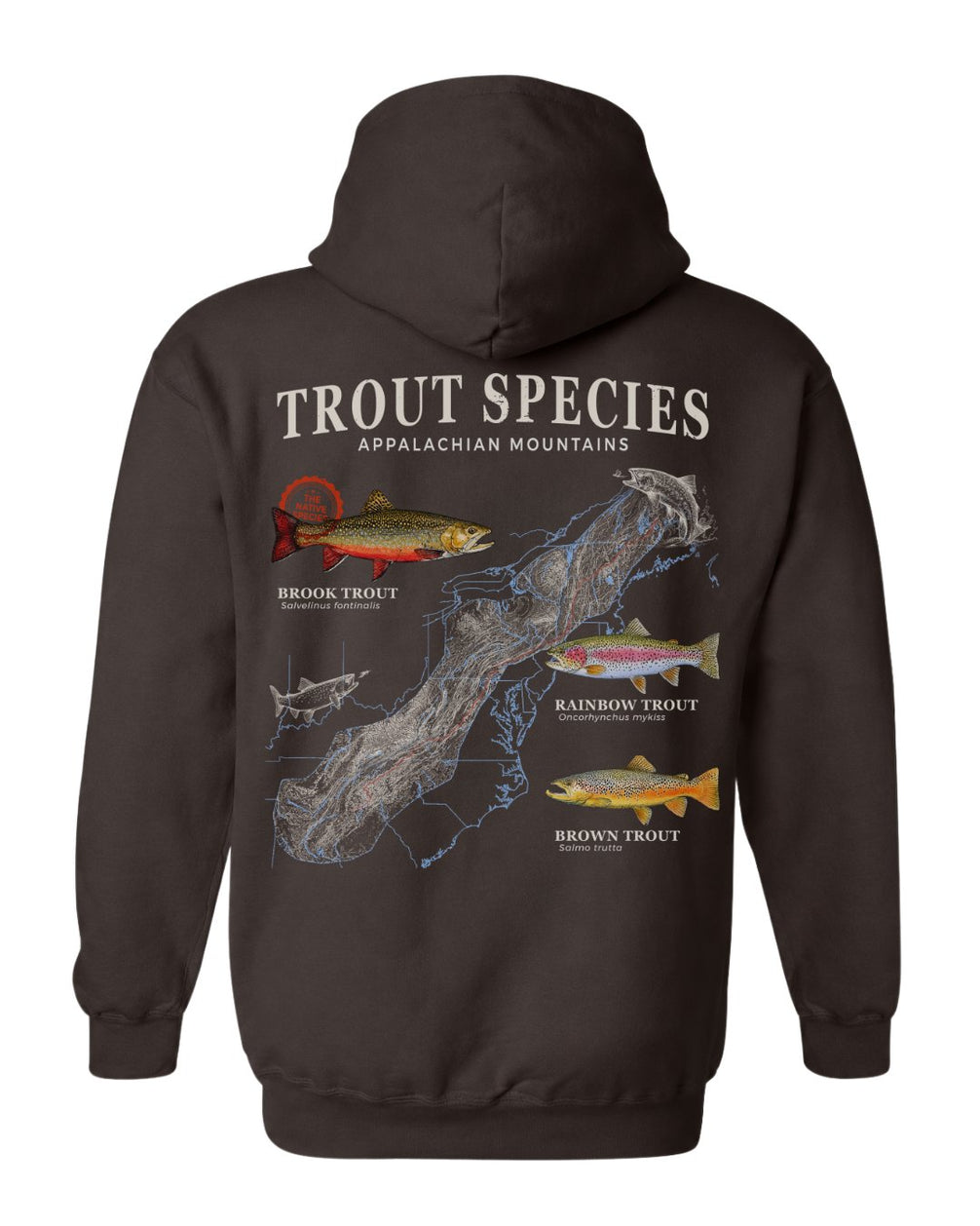 Trout Species Of The Appalachian Mountains HOODIE
