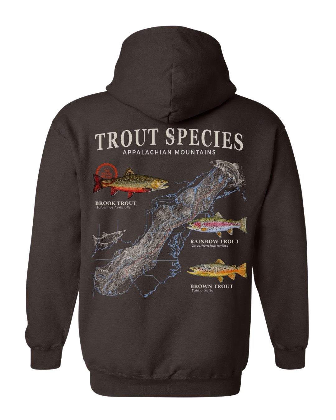 Trout Species Of The Appalachian Mountains HOODIE