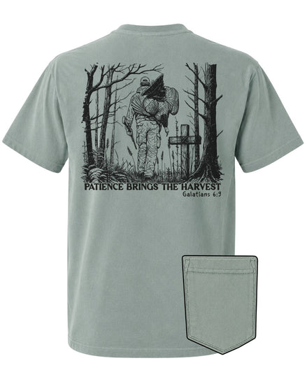 Patience Brings The Harvest POCKET Tee