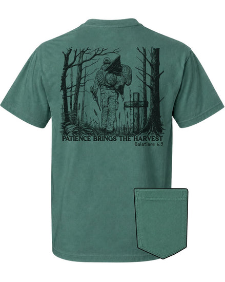Patience Brings The Harvest POCKET Tee