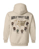 World Turkey Slam Subspecies Map Hoodie