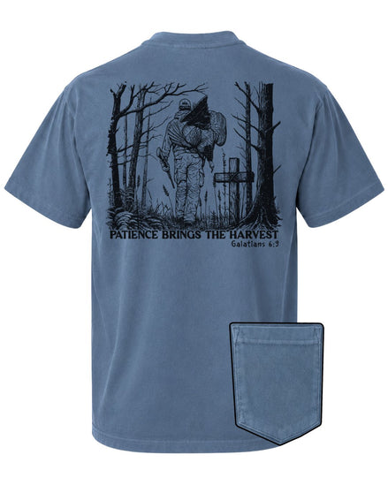Patience Brings The Harvest POCKET Tee