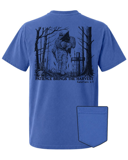 Patience Brings The Harvest POCKET Tee