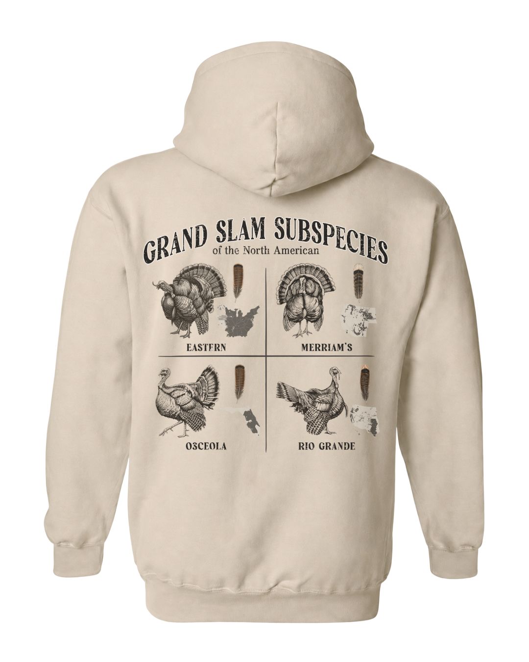 Grand Slam 4-Subspecies Hoodie - SAND