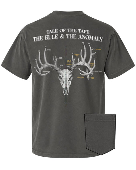 Tale Of The Tape Deer Antler POCKET Tee