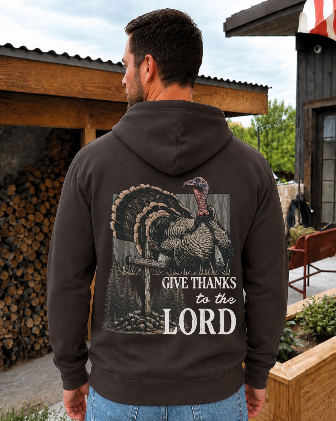 Give Thanks To The Lord Hoodie