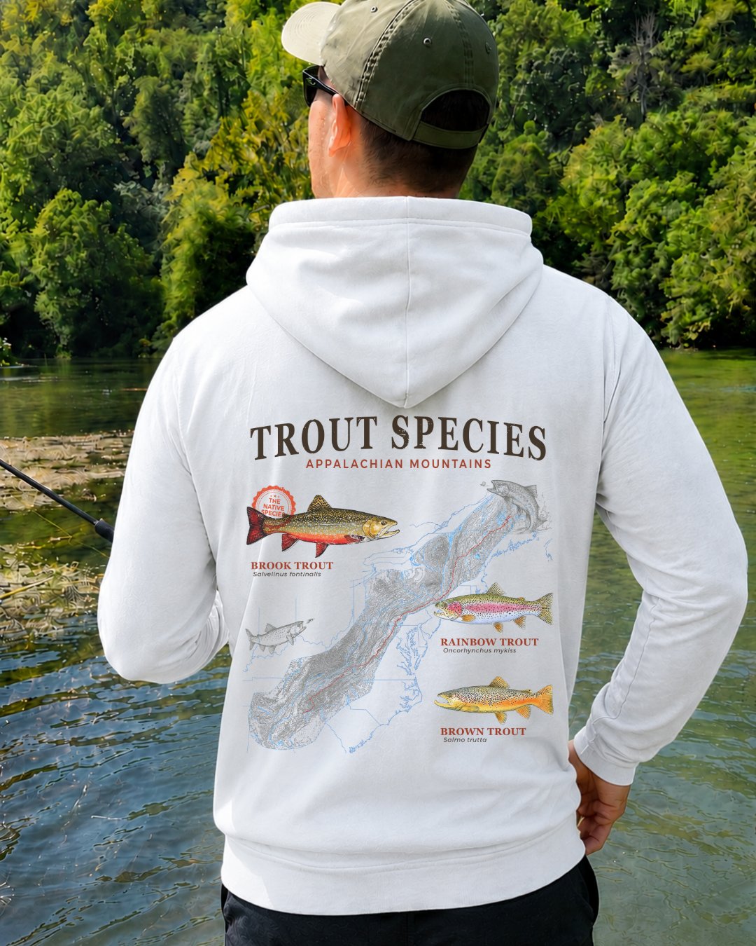 Trout Species Of The Appalachian Mountains HOODIE