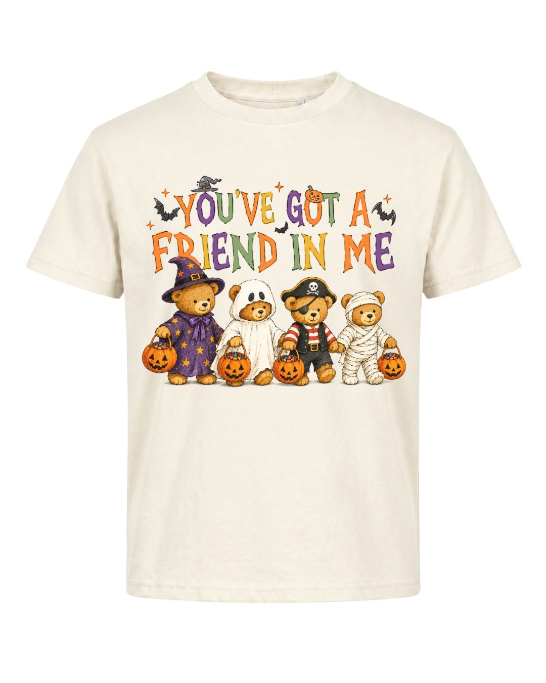 Trick-or-Treat Best Friends Bears Youth Tee